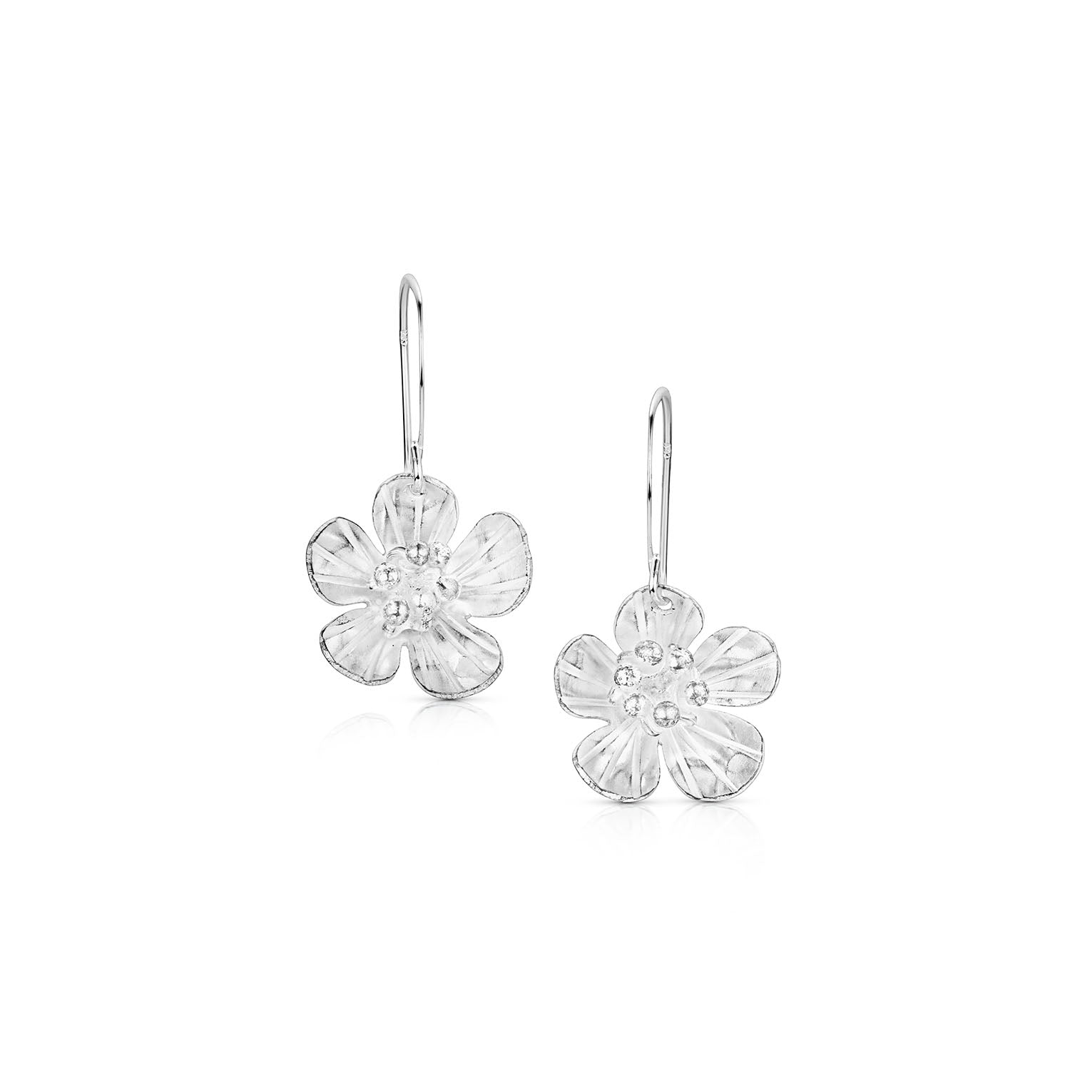 Michigan - Apple Blossom Dangle Earrings