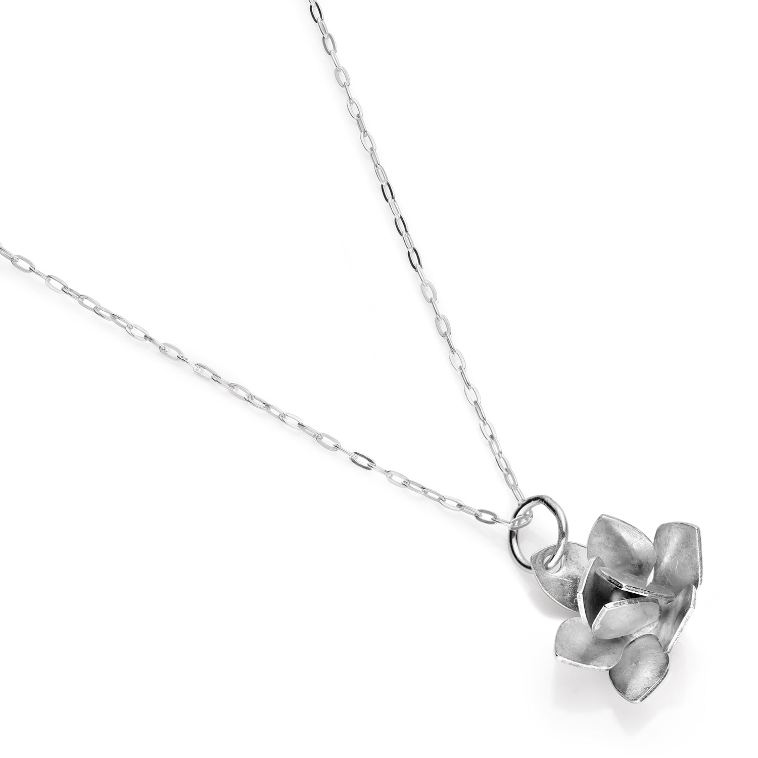 Sterling Silver Magnolia Pendant