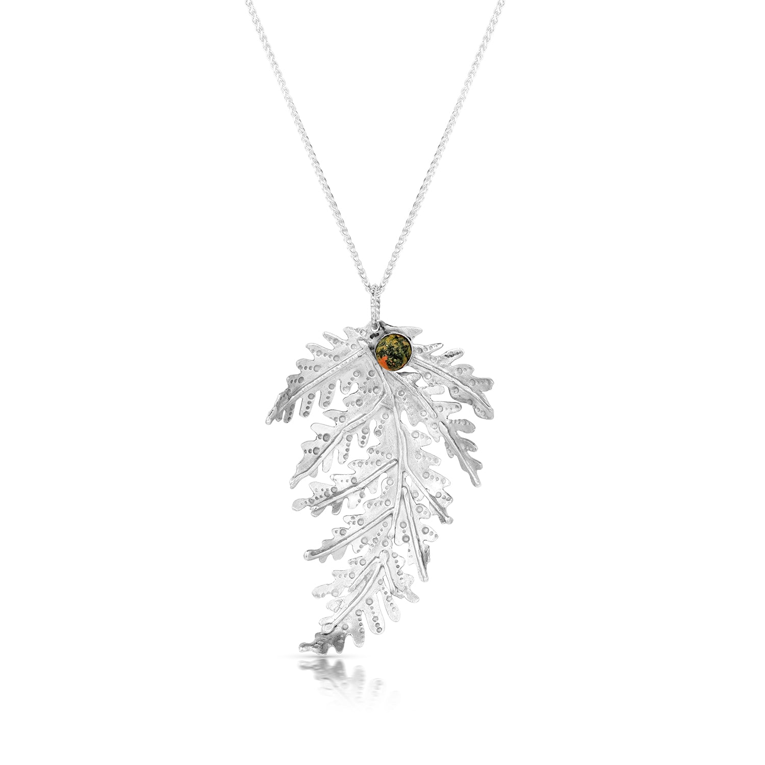 Sterling Silver Fern Pendant