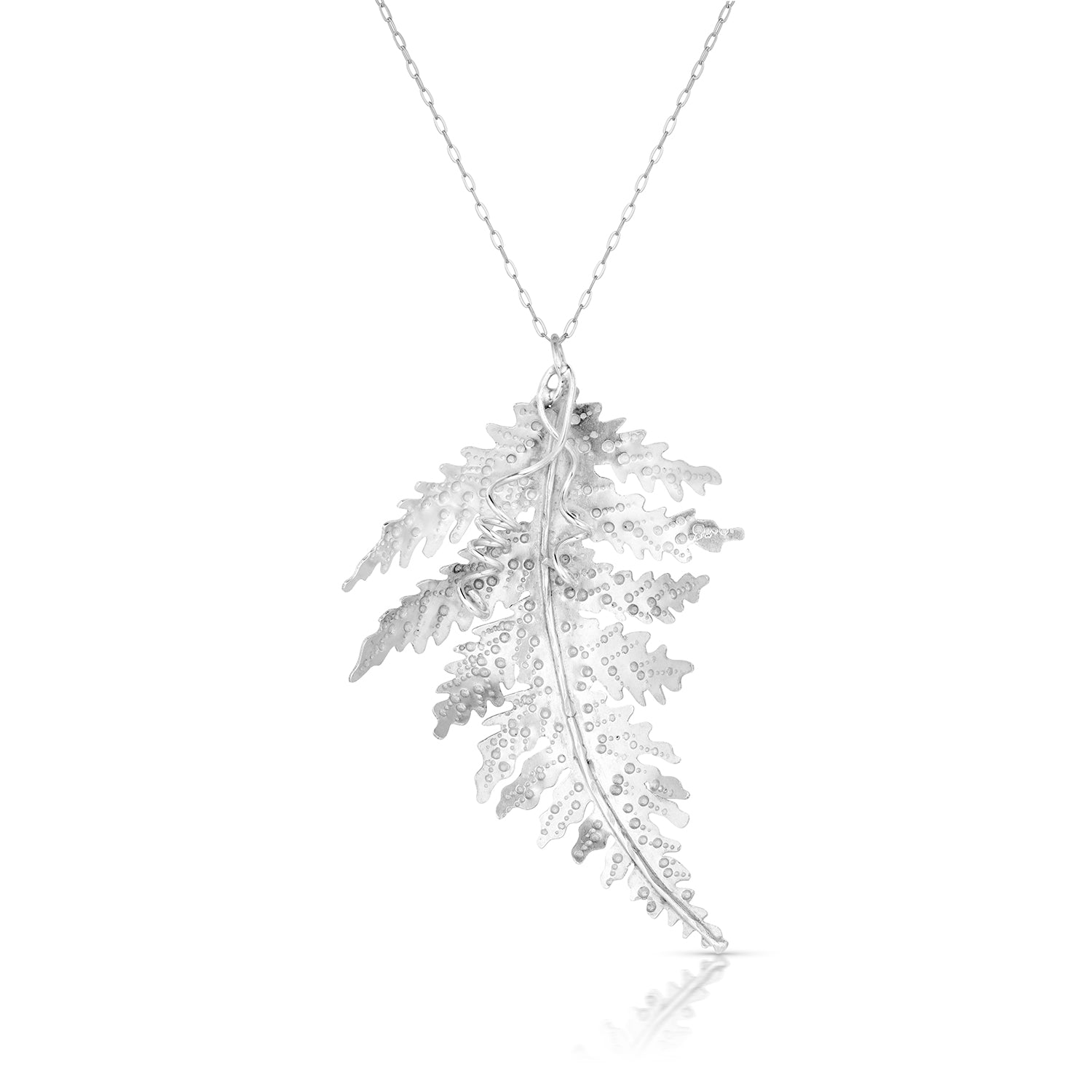 Sterling Silver Fern Pendant