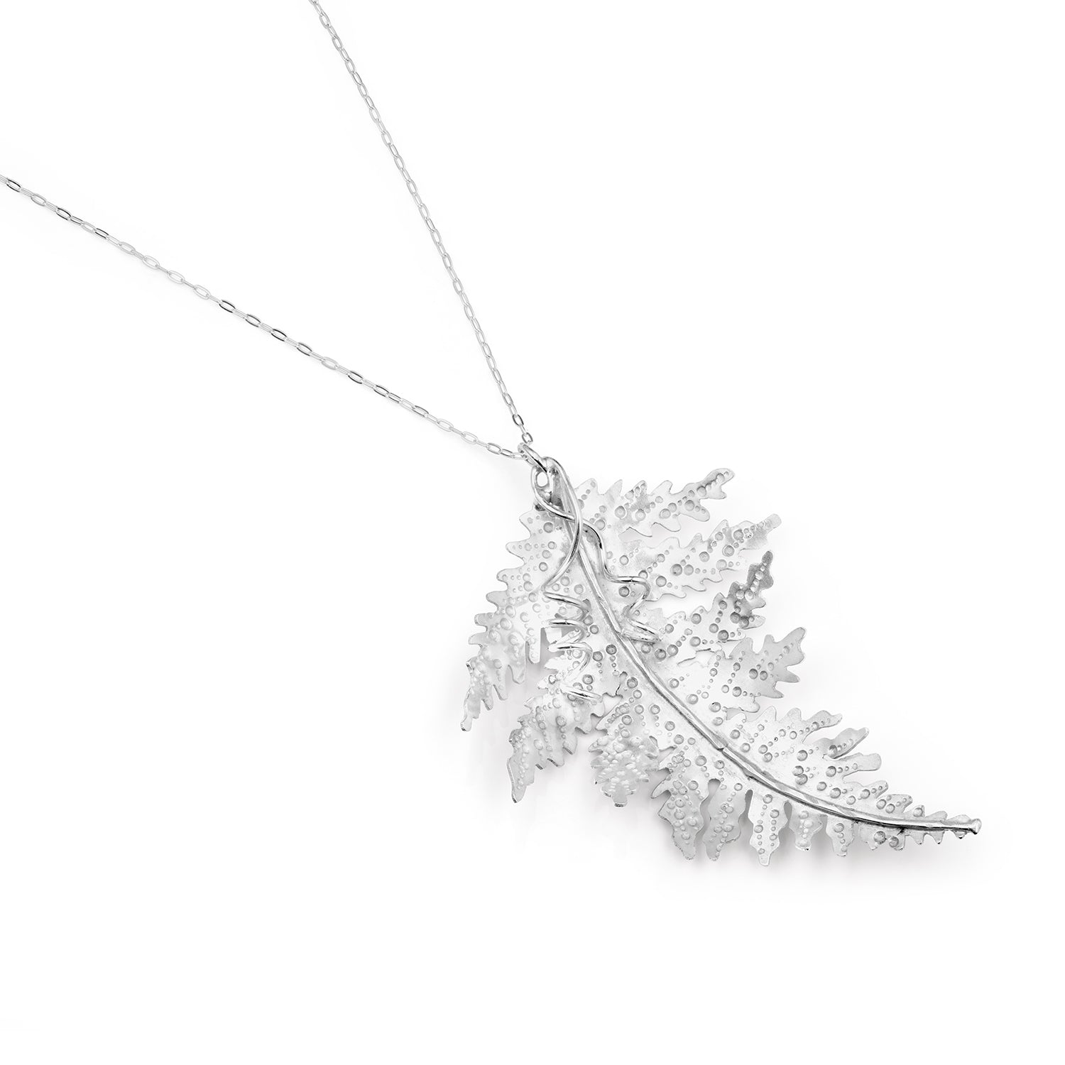 Sterling Silver Fern Pendant