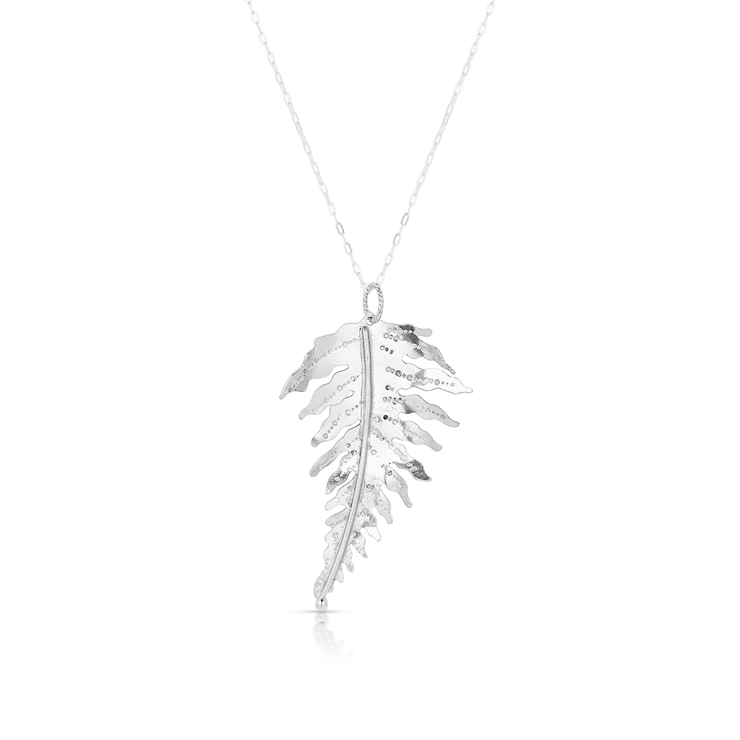 Sterling Silver Fern Pendant