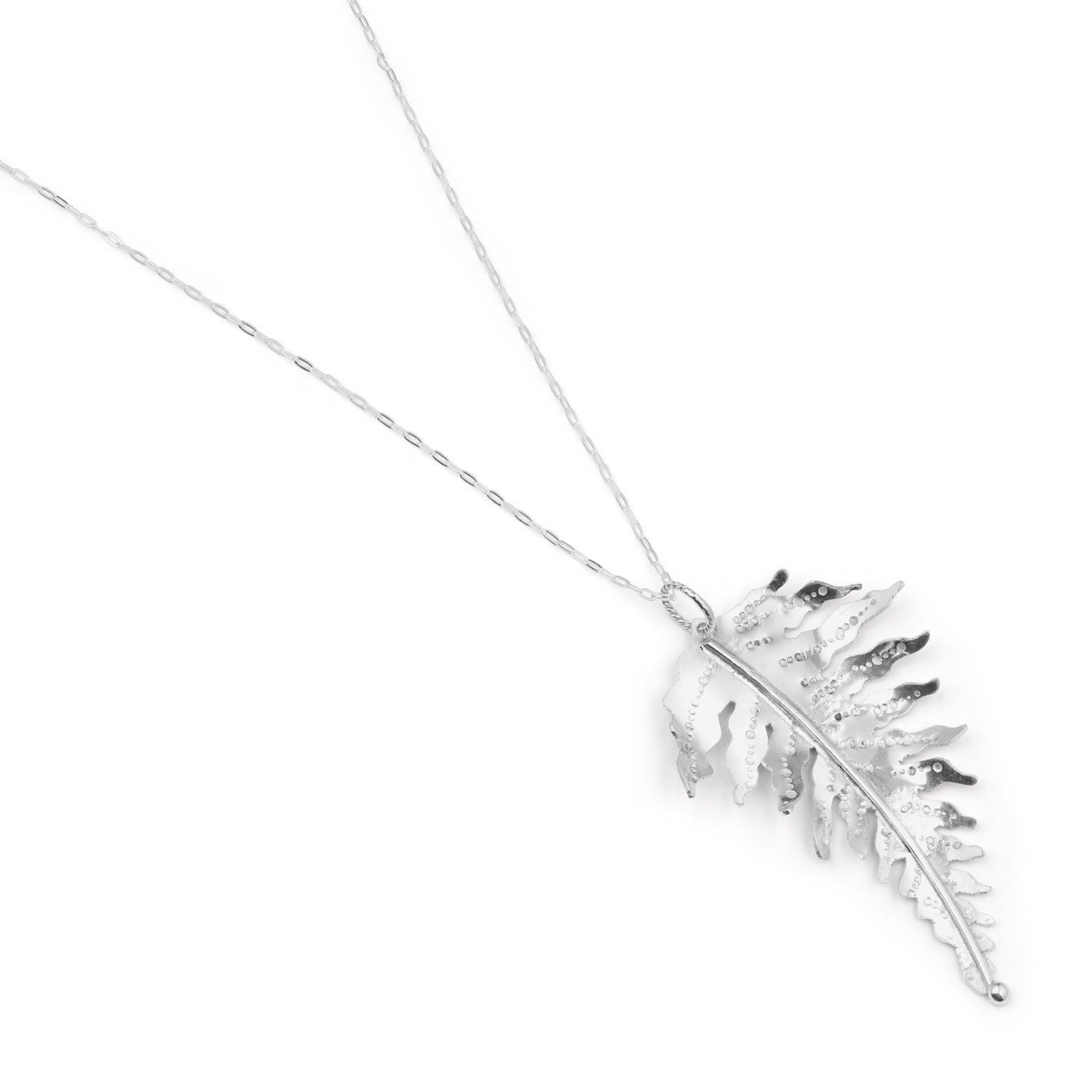 Sterling Silver Fern Pendant