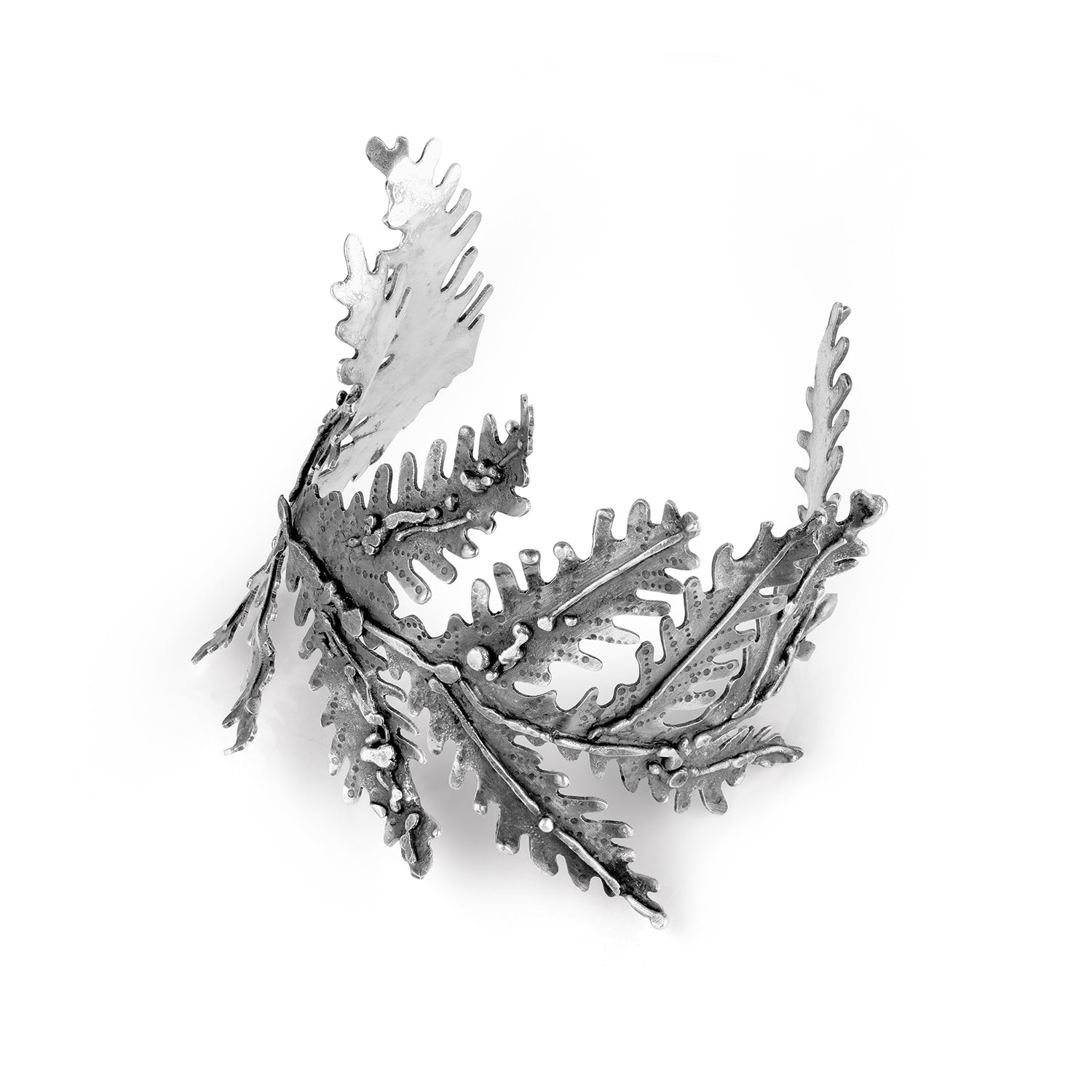 Sterling Silver Fern Cuff