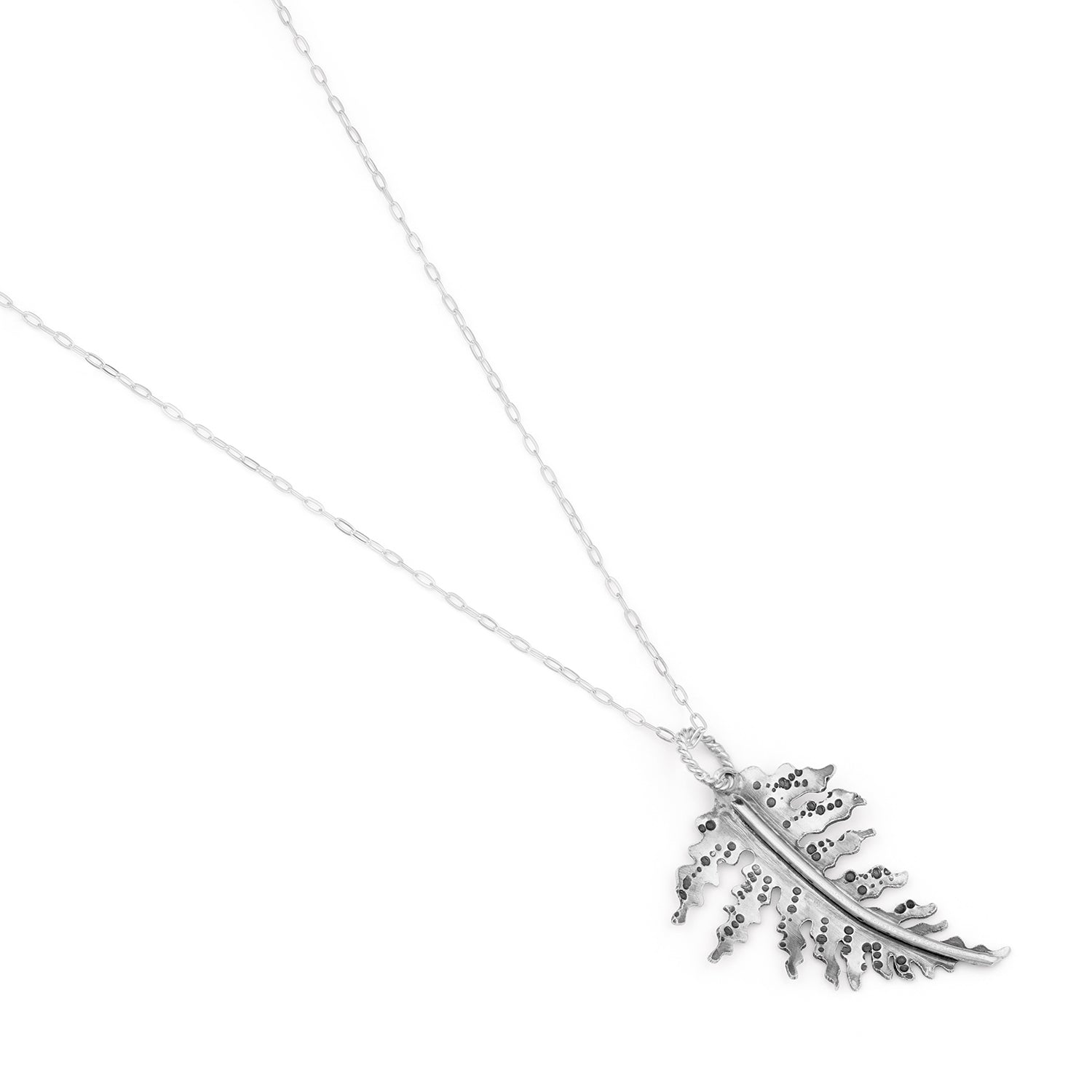 Sterling Silver Fern Pendant