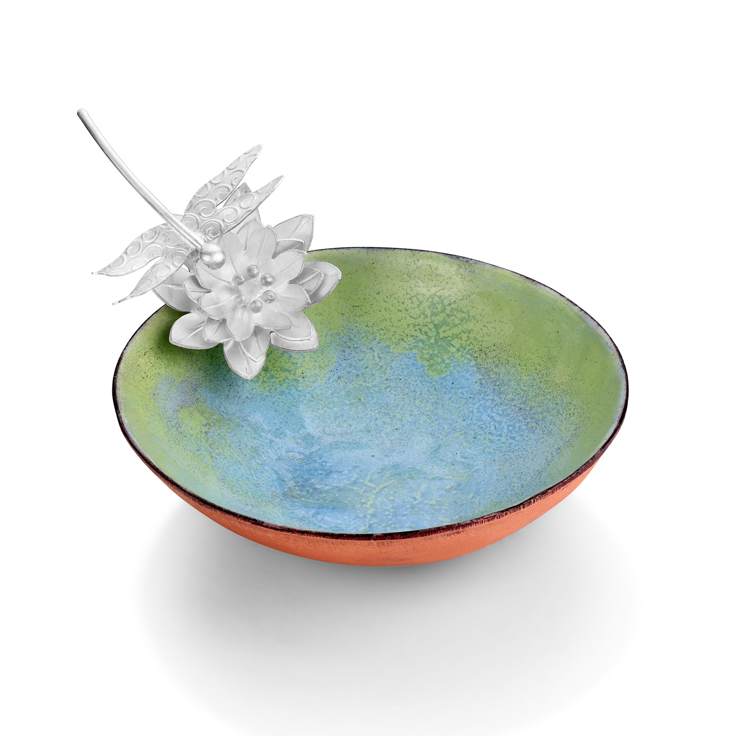Waterlily and Dragonfly Little Luxuries Bowl - Best Seller