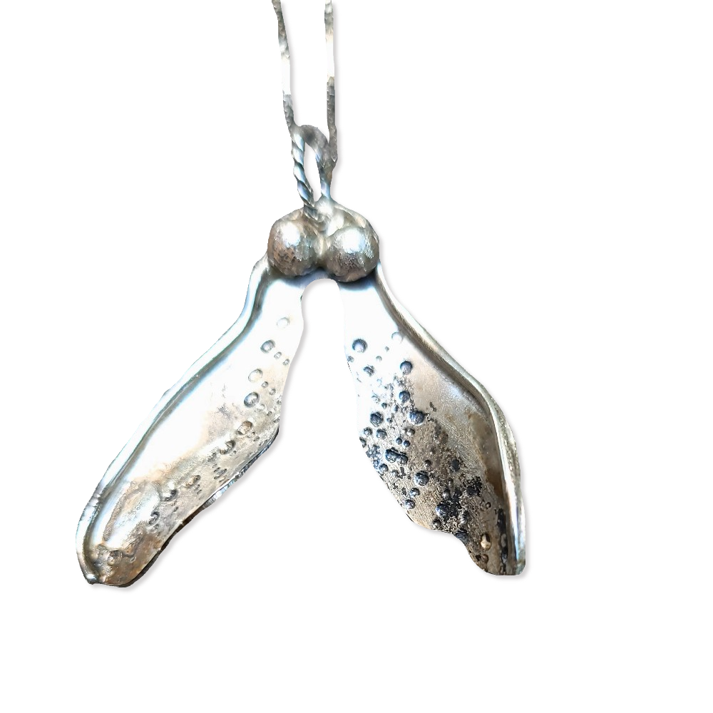 Double Maple Seed Pod Pendant