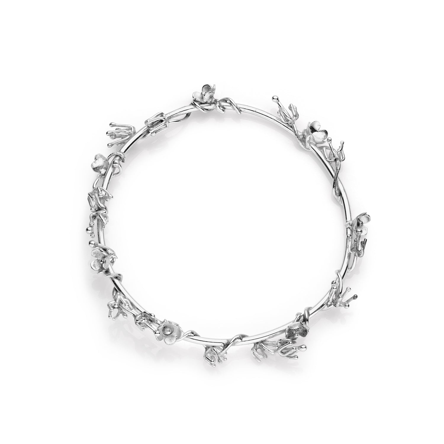 Sterling Silver Lavender Bracelet