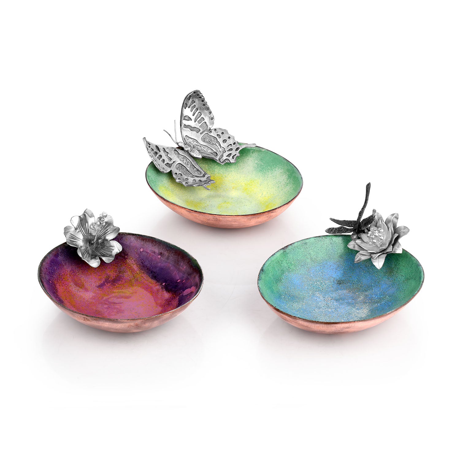 Little Luxuries Copper Bowls with Sterling Silver Accent