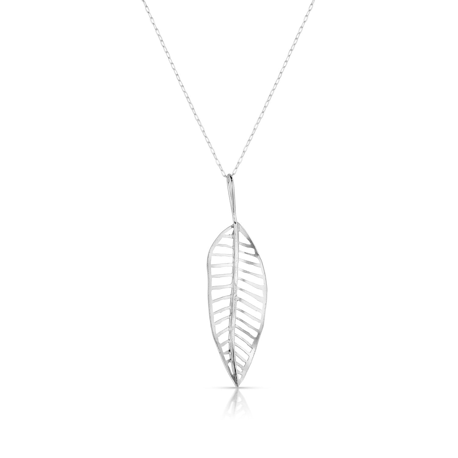 Plumeria Leaf Pendant