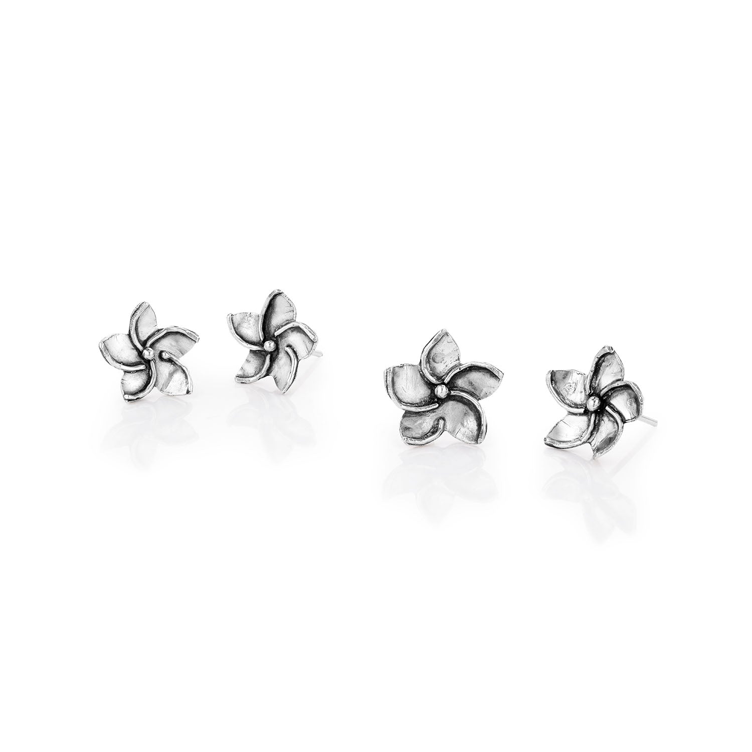Plumeria Stud Earrings
