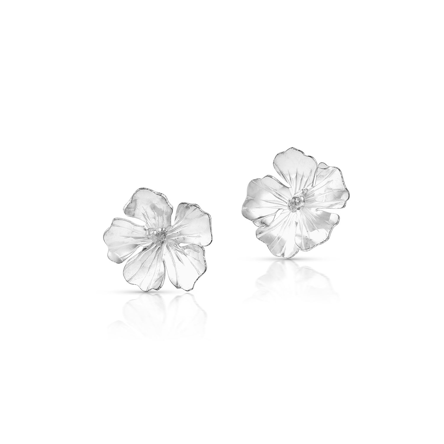 Hibiscus Stud Earrings