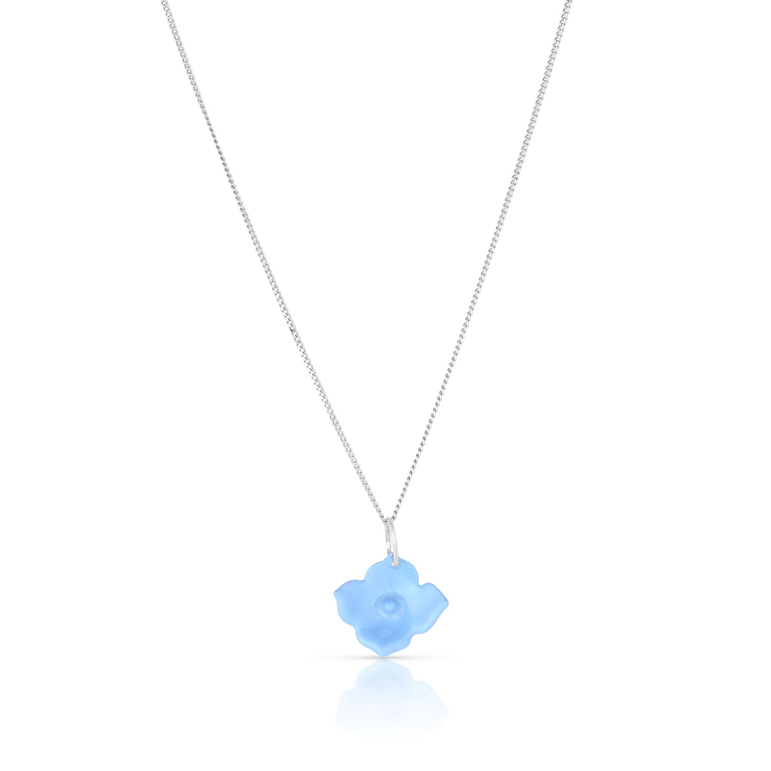 Sterling Silver Hydrangea Pendant
