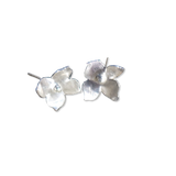 Sterling Silver Hydrangea Stud Earrings
