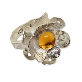Anemone sterling ring