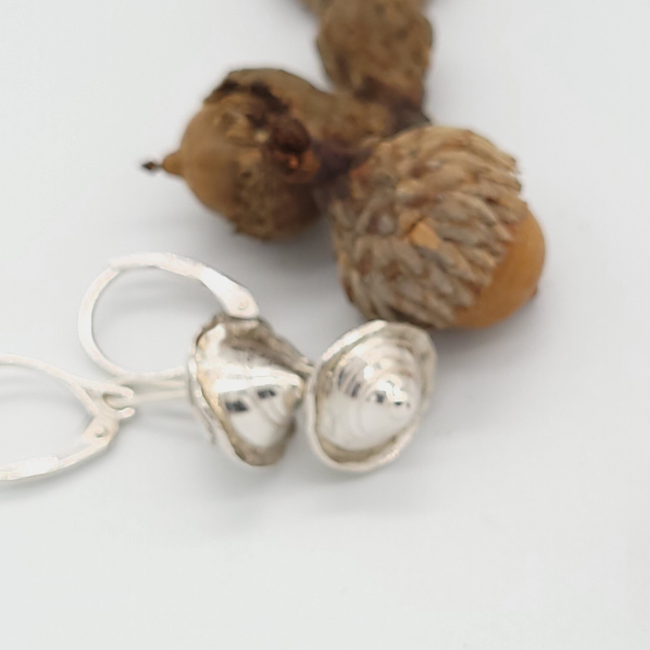 Acorn sterling earrings