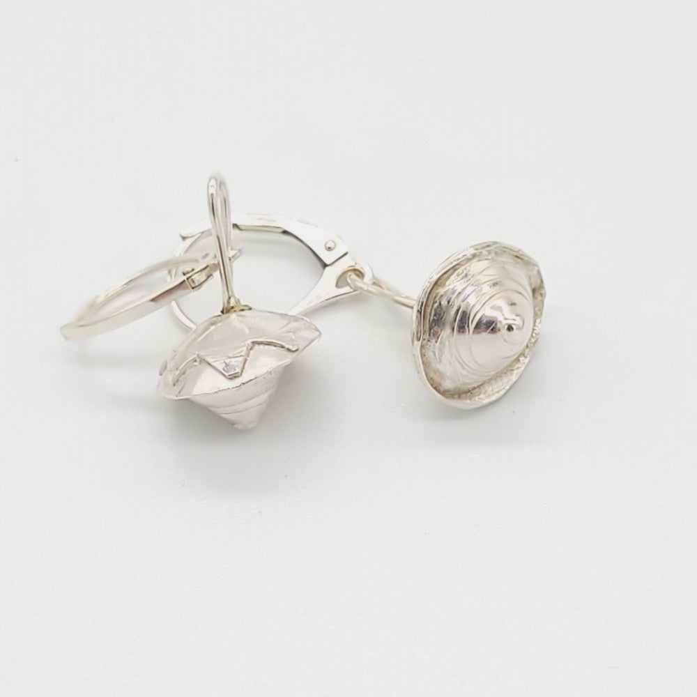 Acorn sterling earrings