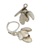 Snowdrops sterling earrings